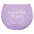 May Contain Vampire Tears Roly Poly Tinted Glass in Lilac | 13 oz. by The Bullish Store - Vysn