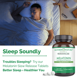 Melatonin 6mg Capsules by Mother Nature Organics - Vysn