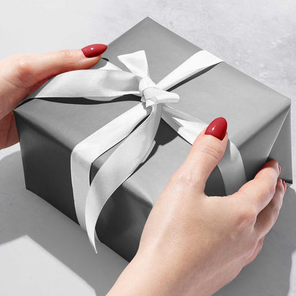 Metallic Silver Gift Wrap by Present Paper - Vysn