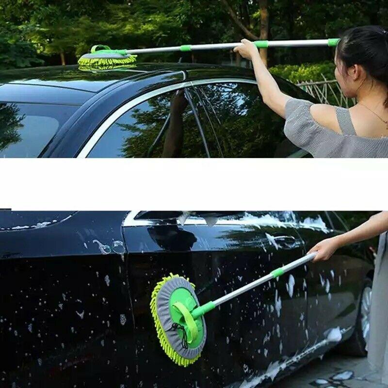 Microfiber Wax Auto Dust Car Wash Mop Cleaning Cleaner Brush Tool Telescoping by Plugsus Home Furniture - Vysn