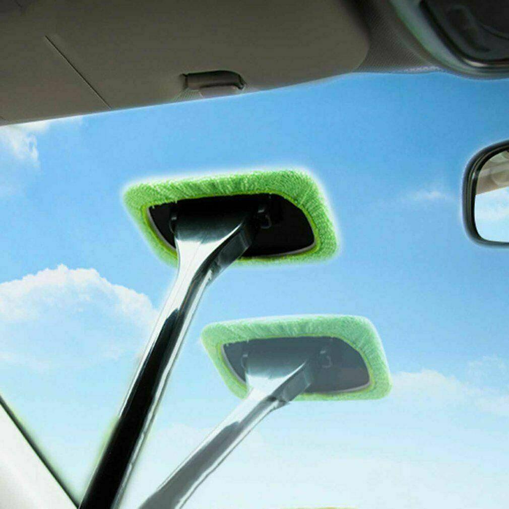 Microfiber Windshield Clean Car Auto Wiper Cleaner Glass Window Tool Brush Kit by Plugsus Home Furniture - Vysn