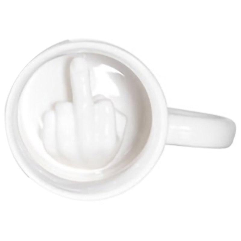 "Middle Finger" Fuck You Mug by White Market - Vysn