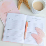 Mind + Body Self-Care Bundle: Time to Reflect Journal & Rose Quartz Gua Sha by Bliss'd Co - Vysn