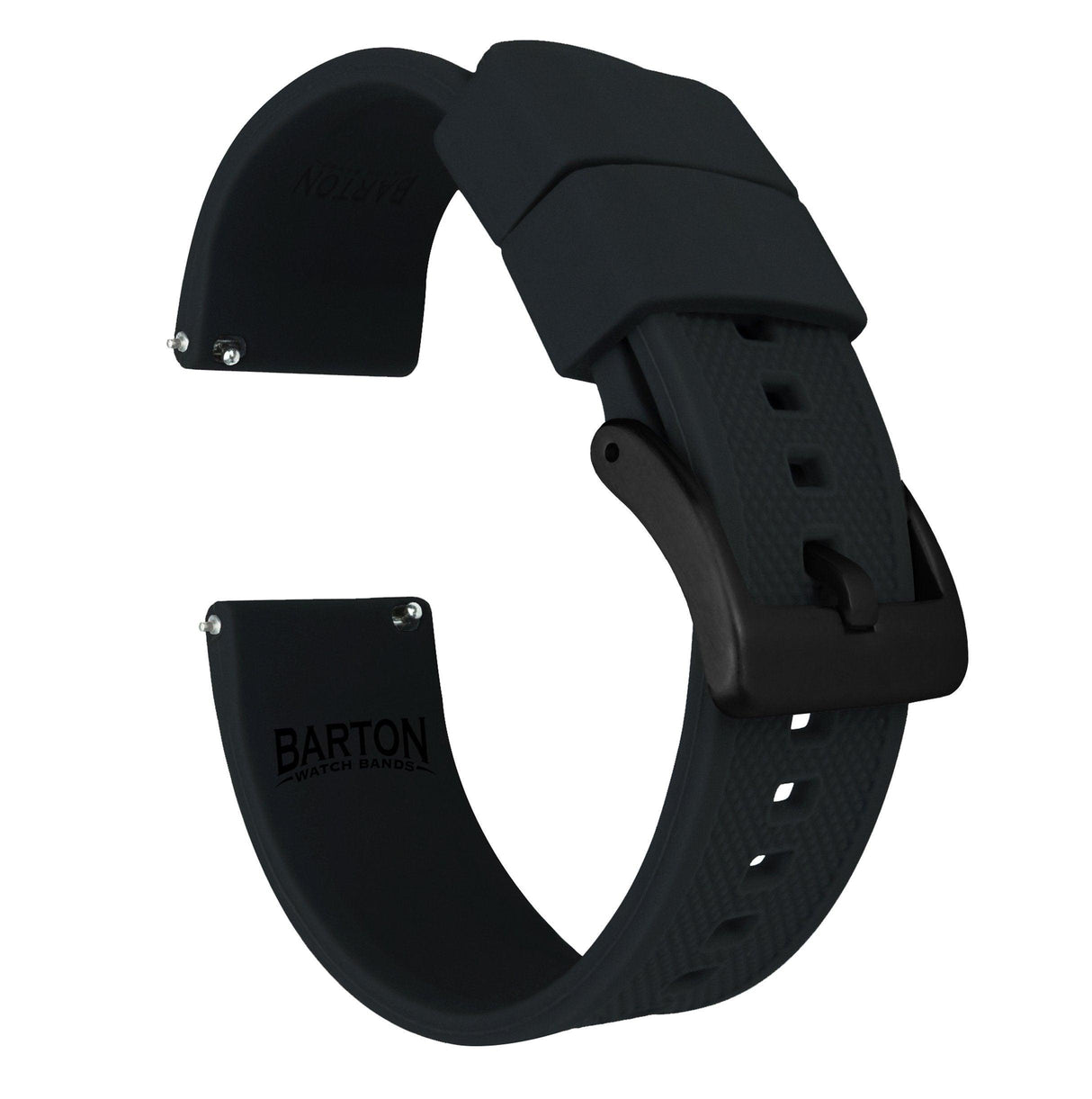 Mobvoi TicWatch | Elite Silicone | Black by Barton Watch Bands - Vysn