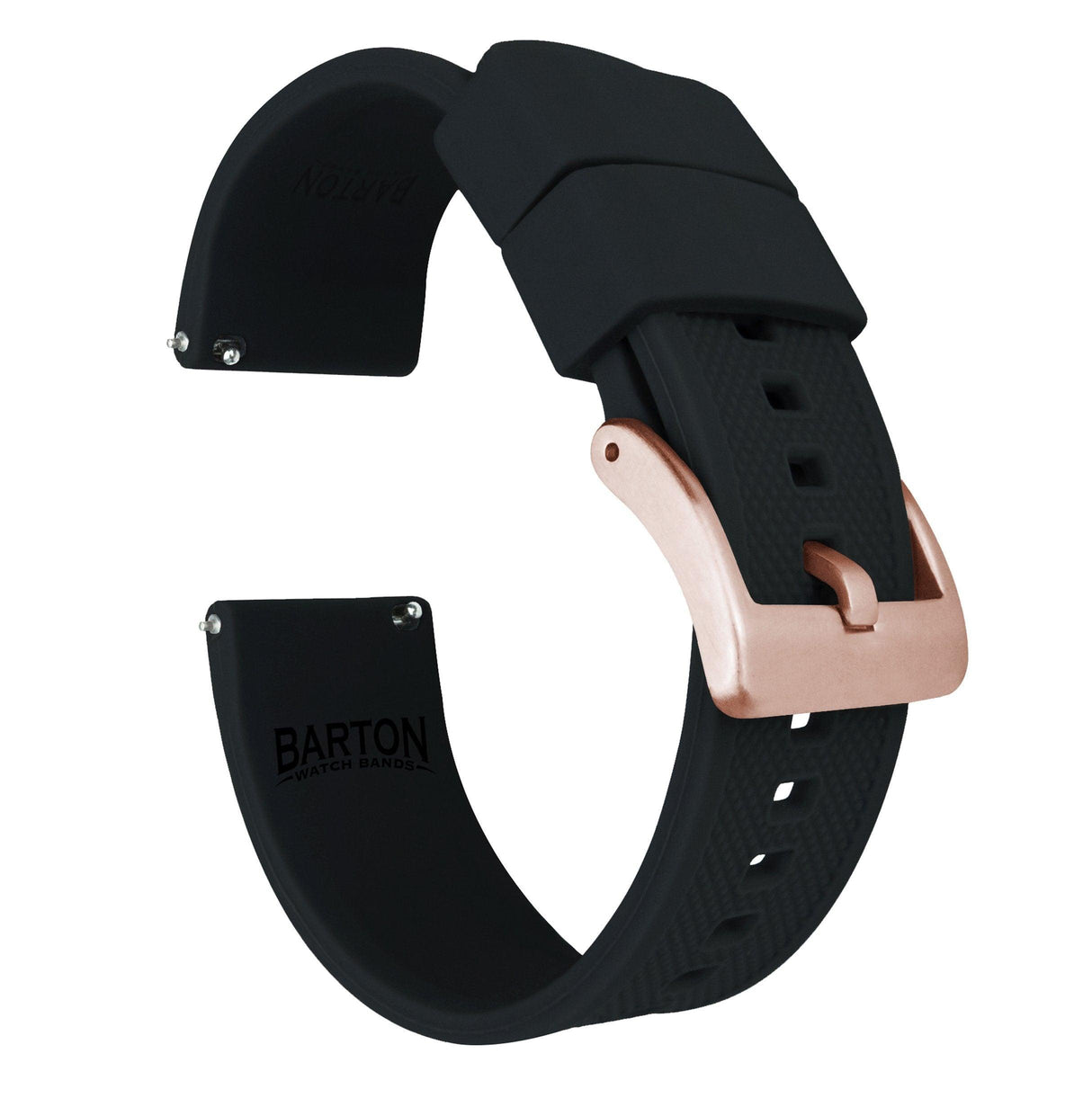 Mobvoi TicWatch | Elite Silicone | Black by Barton Watch Bands - Vysn