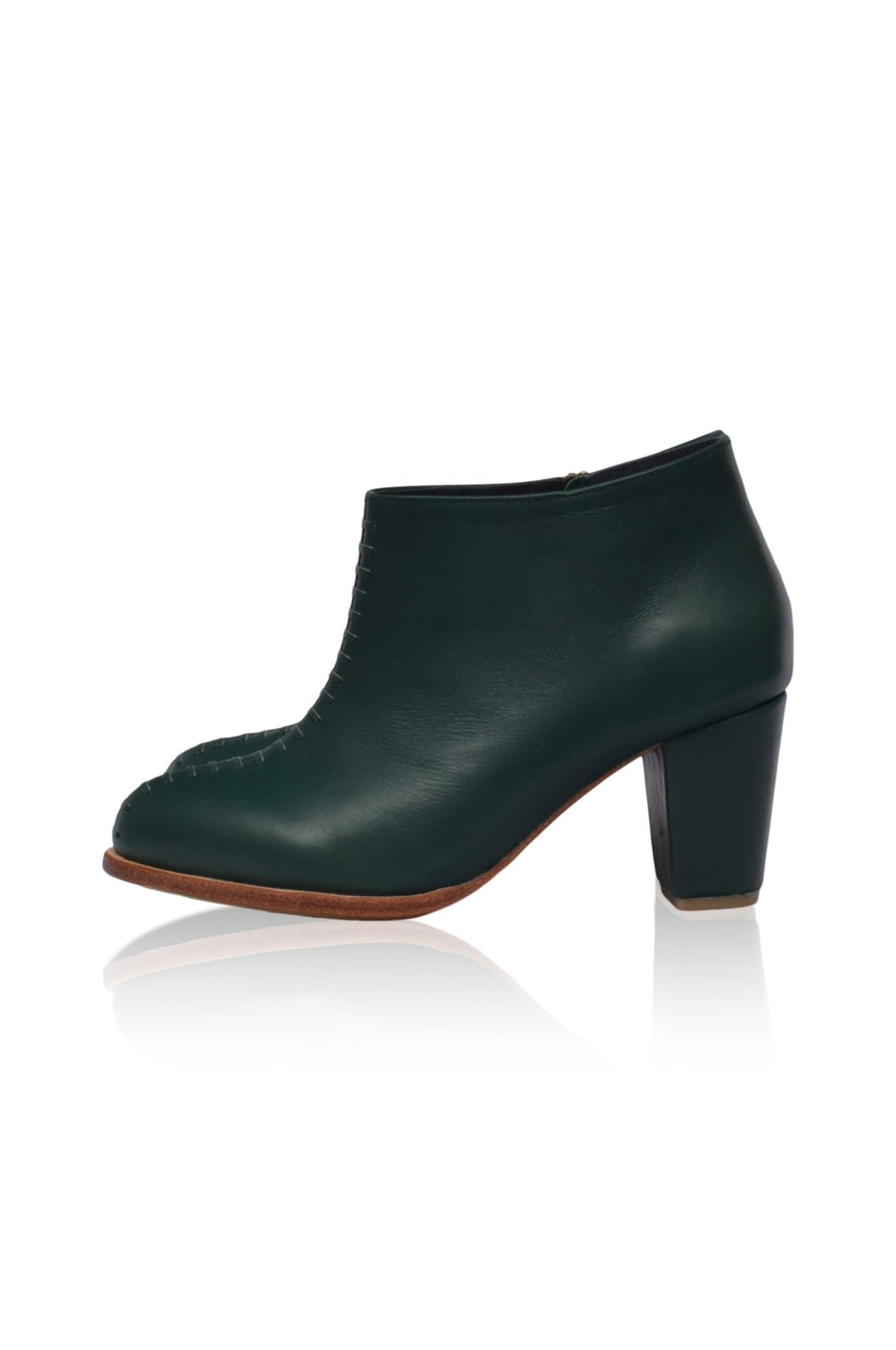 Monte Carlo Leather Booties by ELF - Vysn