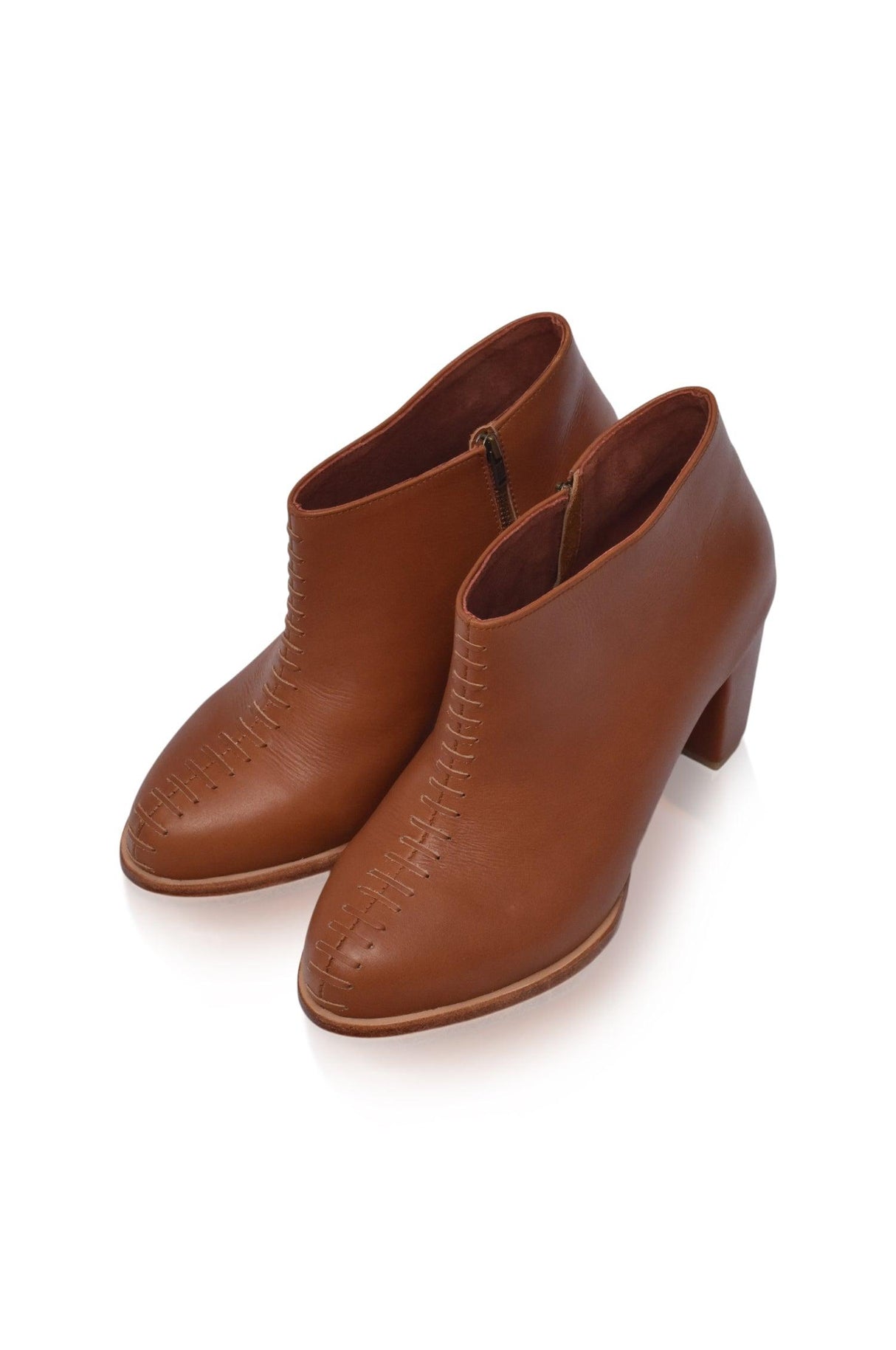 Monte Carlo Leather Booties by ELF - Vysn