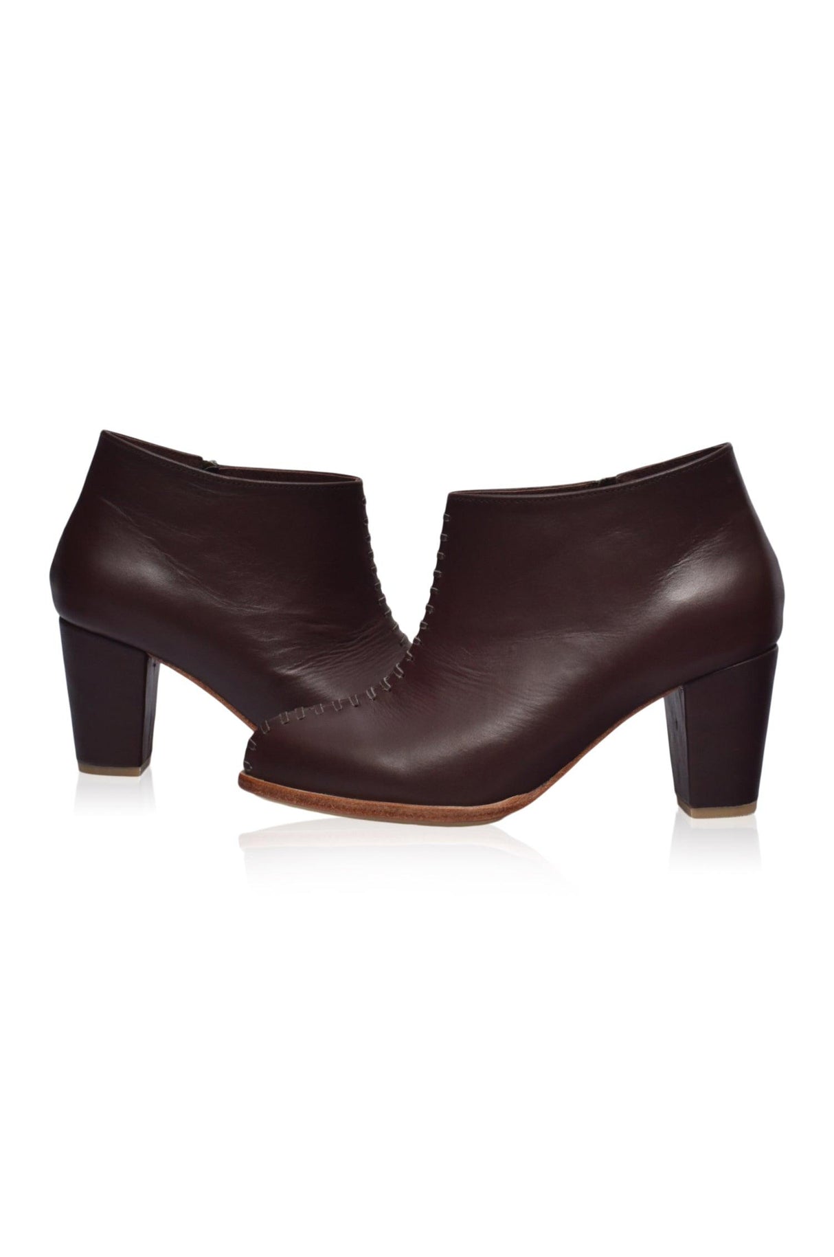 Monte Carlo Leather Booties by ELF - Vysn