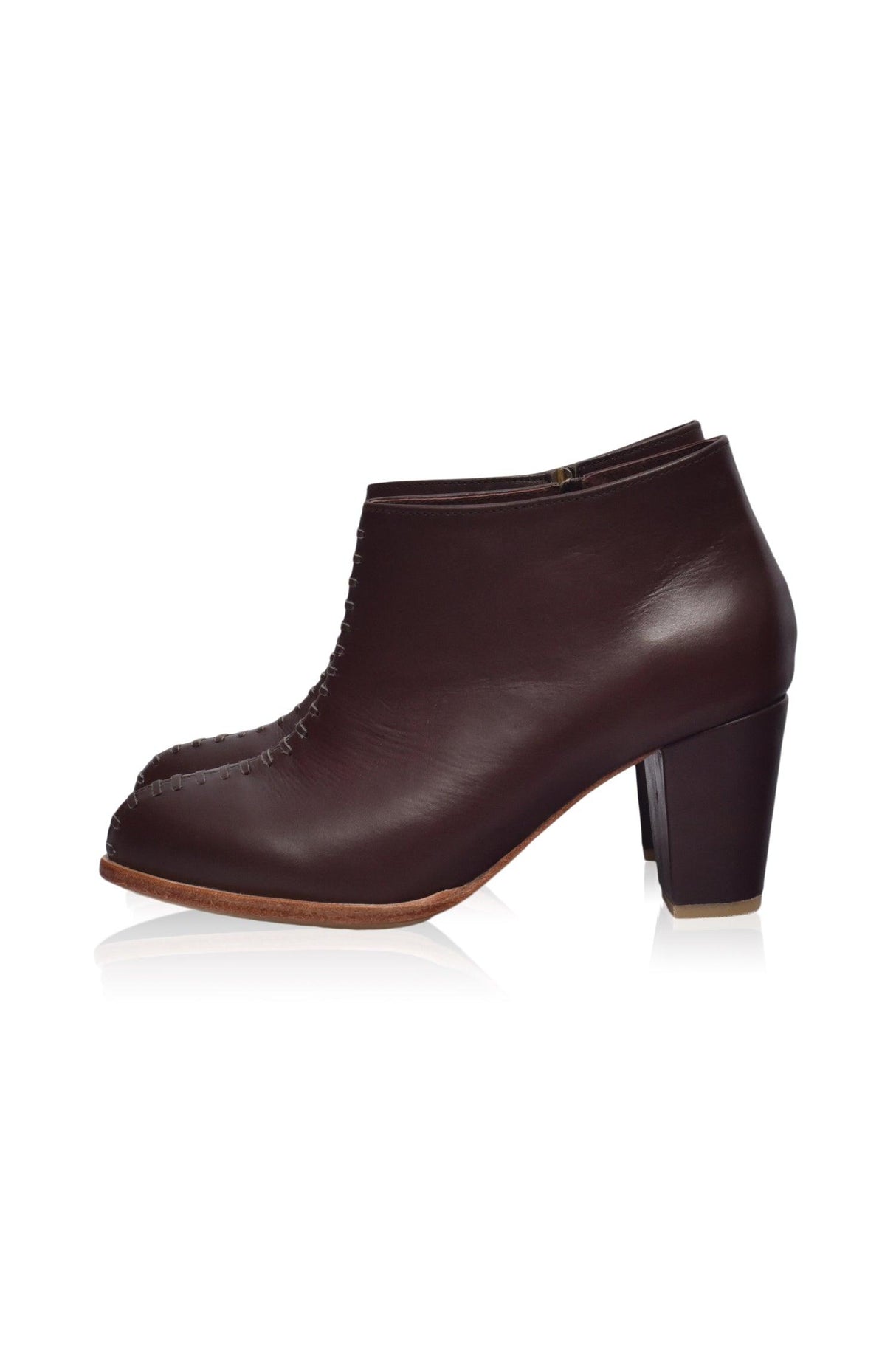 Monte Carlo Leather Booties by ELF - Vysn