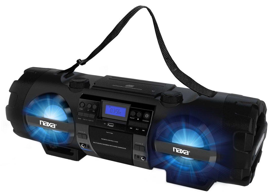 MP3/CD Bass Reflex Boombox & PA System with Bluetooth - VYSN