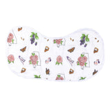 Muslin Baby Swaddle Blanket & Bib Gift Set: Alabama Floral by Little Hometown - Vysn