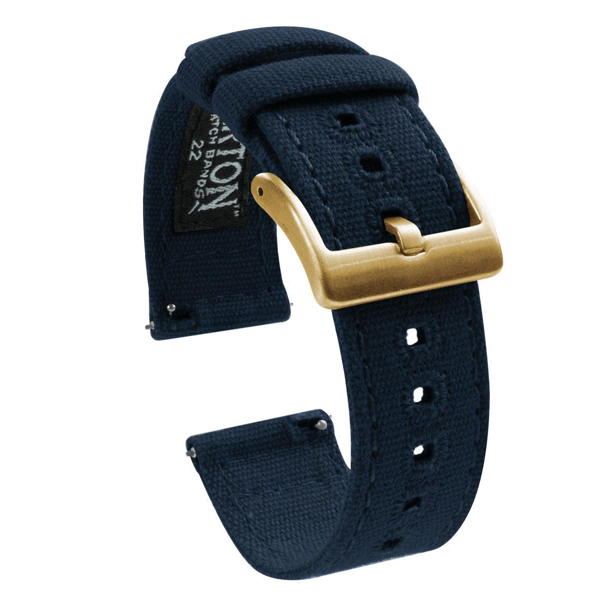 Navy Blue | Crafted Canvas by Barton Watch Bands - Vysn