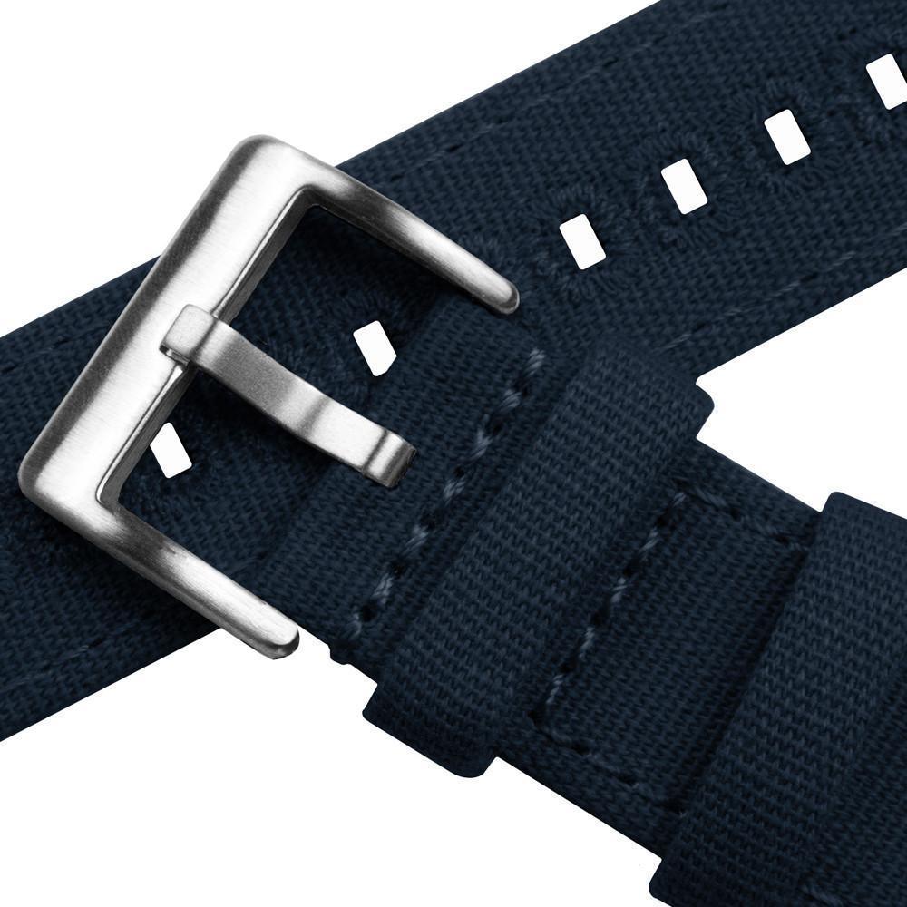 Navy Blue | Crafted Canvas by Barton Watch Bands - Vysn