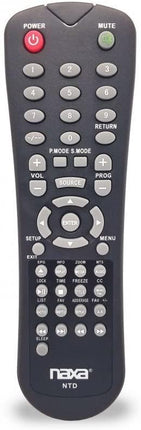 NAXA Original Replacement Remote Control for Naxa NT and NTD Model 12 Volt TVs and TV/DVD Combo Players - VYSN