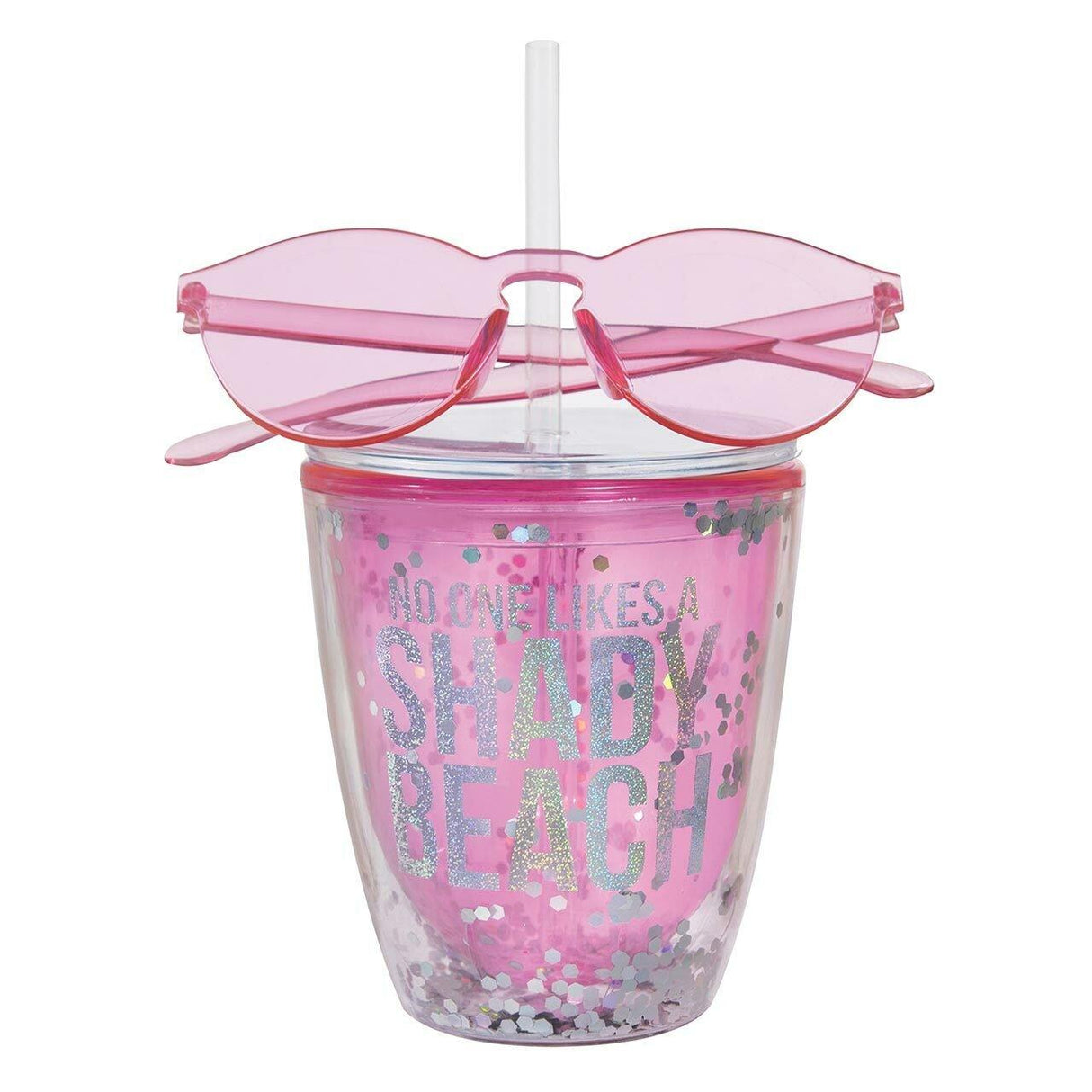 No One Likes A Shady Beach Tumbler and Sunglasses Gift Set by The Bullish Store - Vysn