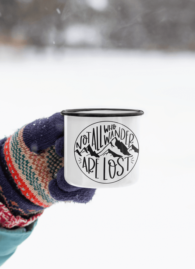 Not All Who Wander Are Lost Adventure Mug by WinsterCreations™ Official Store - Vysn