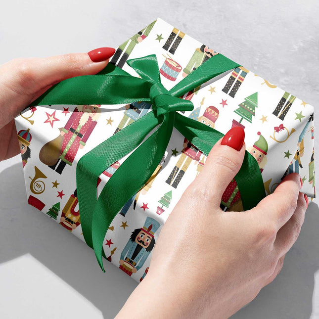 Nutcracker Christmas Gift Wrap by Present Paper - Vysn