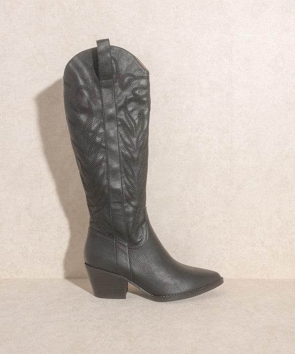 OASIS SOCIETY Samara - Embroidered Tall Boot by Blak Wardrob - Vysn