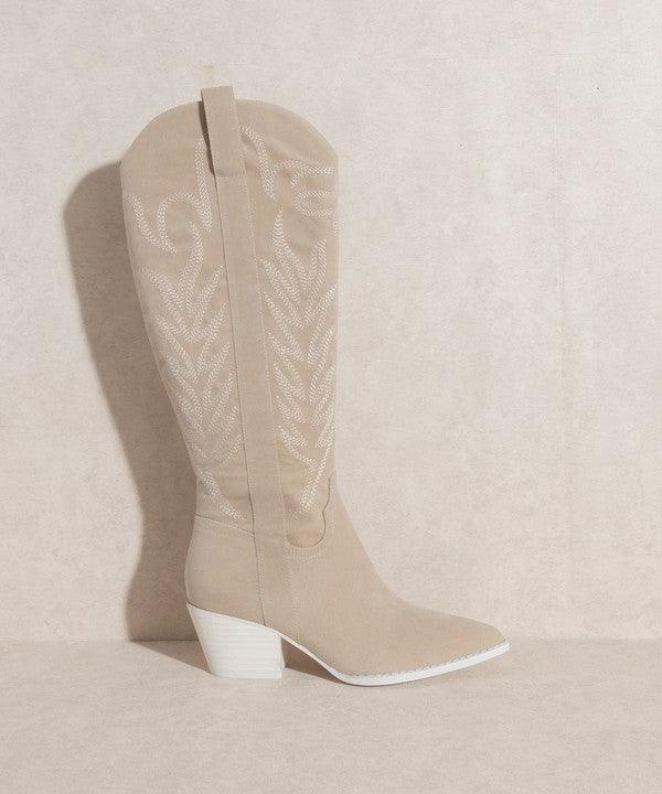 OASIS SOCIETY Samara - Embroidered Tall Boot by Blak Wardrob - Vysn