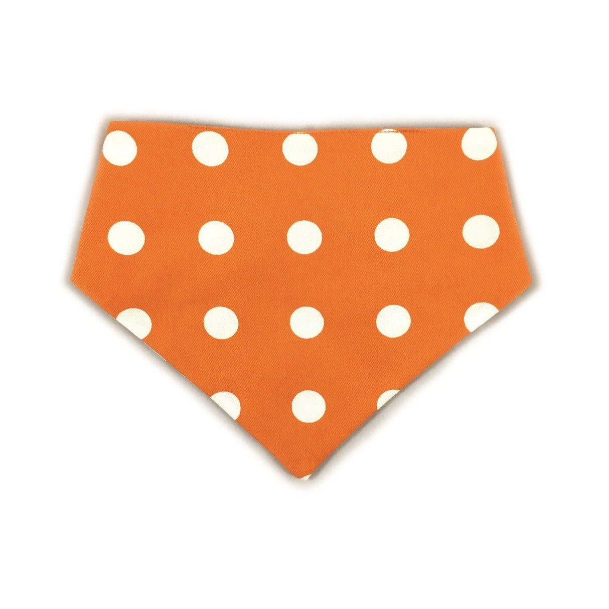 Orange Checkered Reversible Dog Bandana by Uptown Pups - Vysn