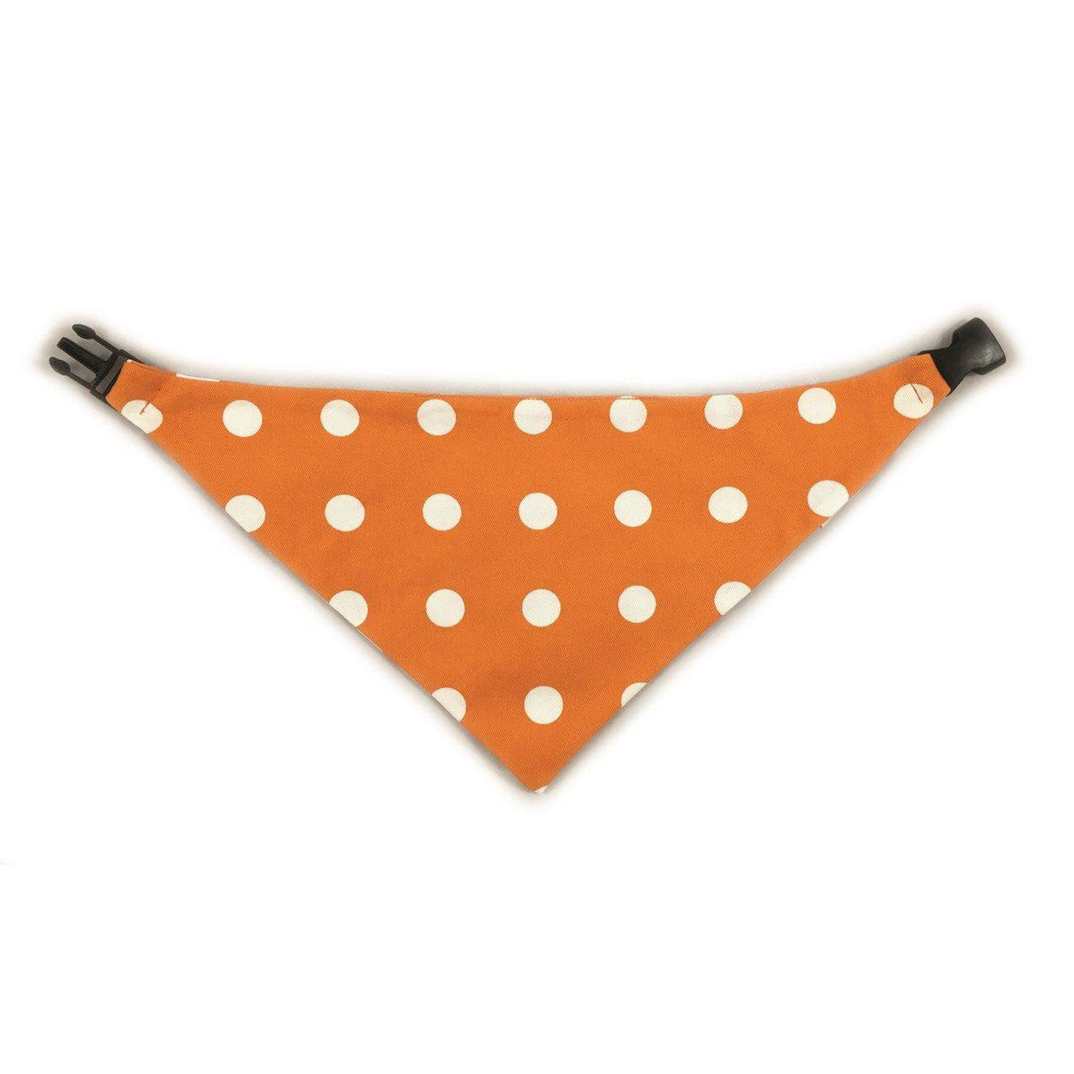 Orange Checkered Reversible Dog Bandana by Uptown Pups - Vysn