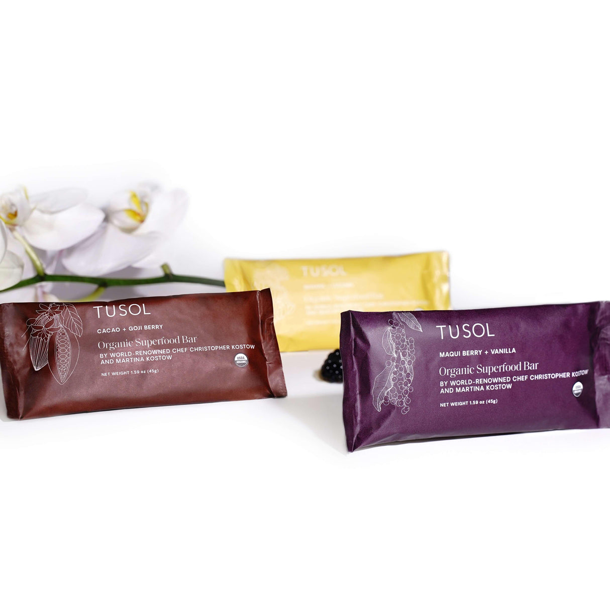 Organic Banana + Lucuma Superfood Bar (8 Pack) by TUSOL Wellness - Vysn