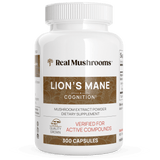 Organic Lions Mane Extract Capsules by Real Mushrooms - Vysn