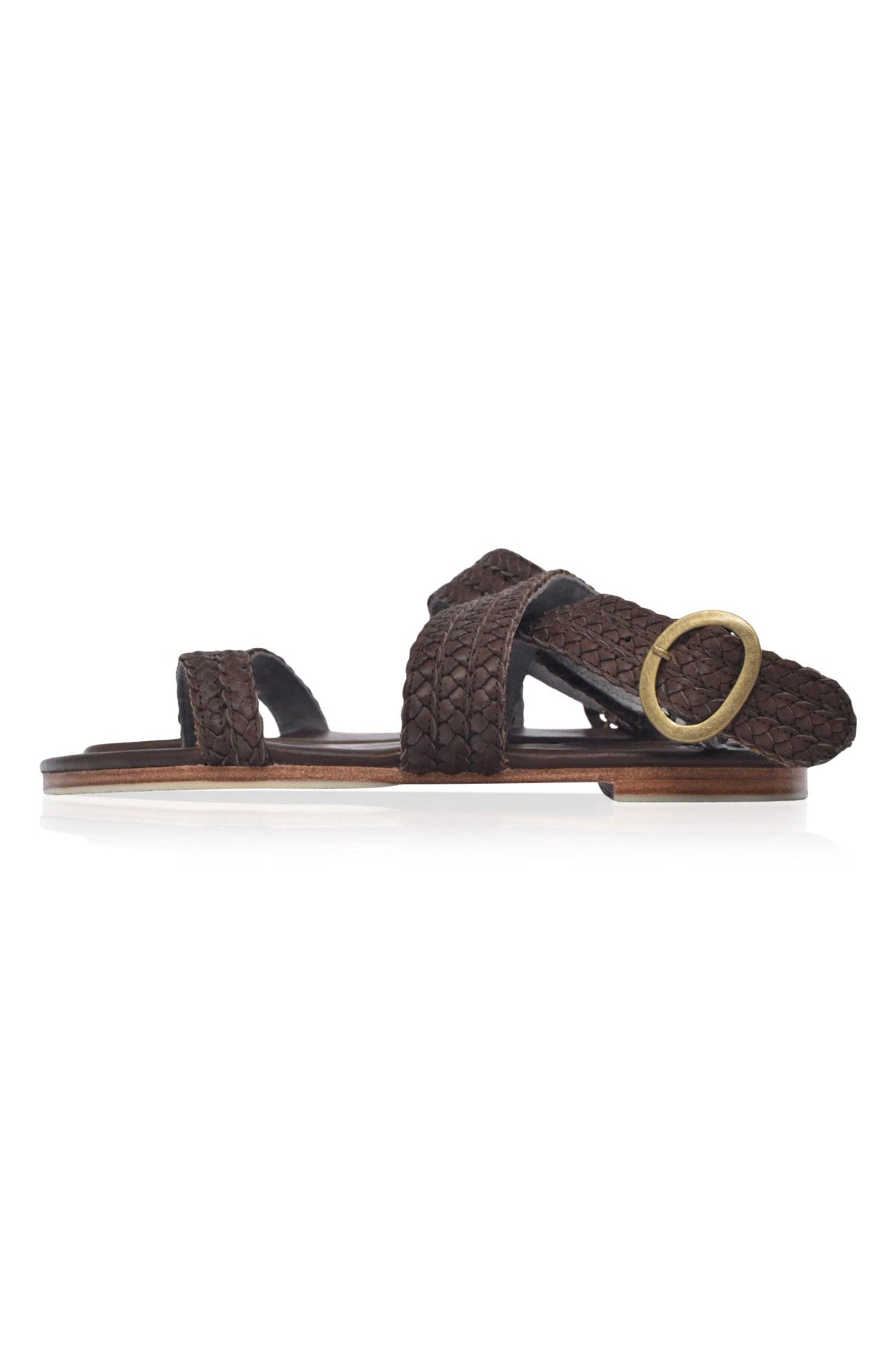 Orra Greek Leather Sandals by ELF - Vysn