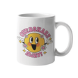 Overshare Away Smiley Mug by Quirky Crate - Vysn