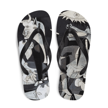 Pablo Picasso Guernica 1937 Artwork Flip-Flops by Art-O-Rama Shop - Vysn