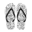 Panel Pattern, Street Art Flip-Flops by Art-O-Rama Shop - Vysn