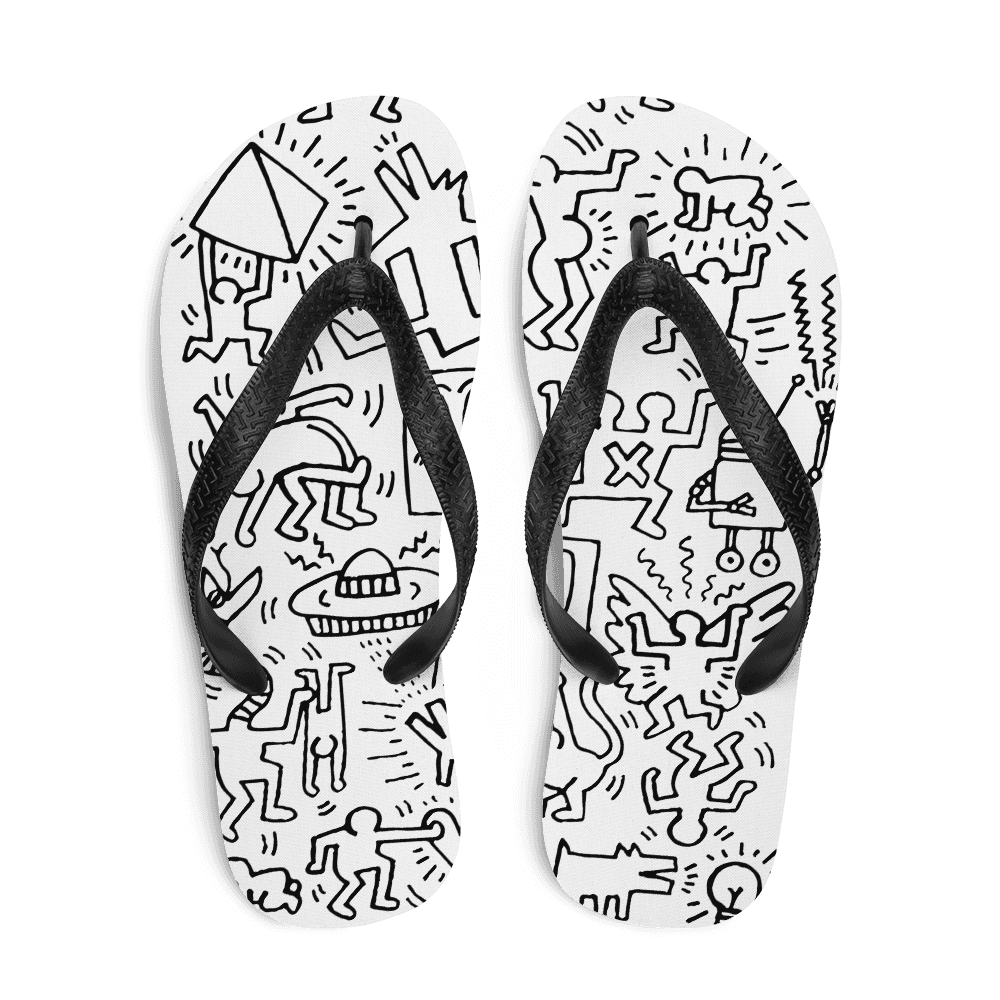 Panel Pattern, Street Art Flip-Flops by Art-O-Rama Shop - Vysn