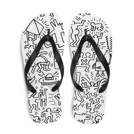 Panel Pattern, Street Art Flip-Flops by Art-O-Rama Shop - Vysn