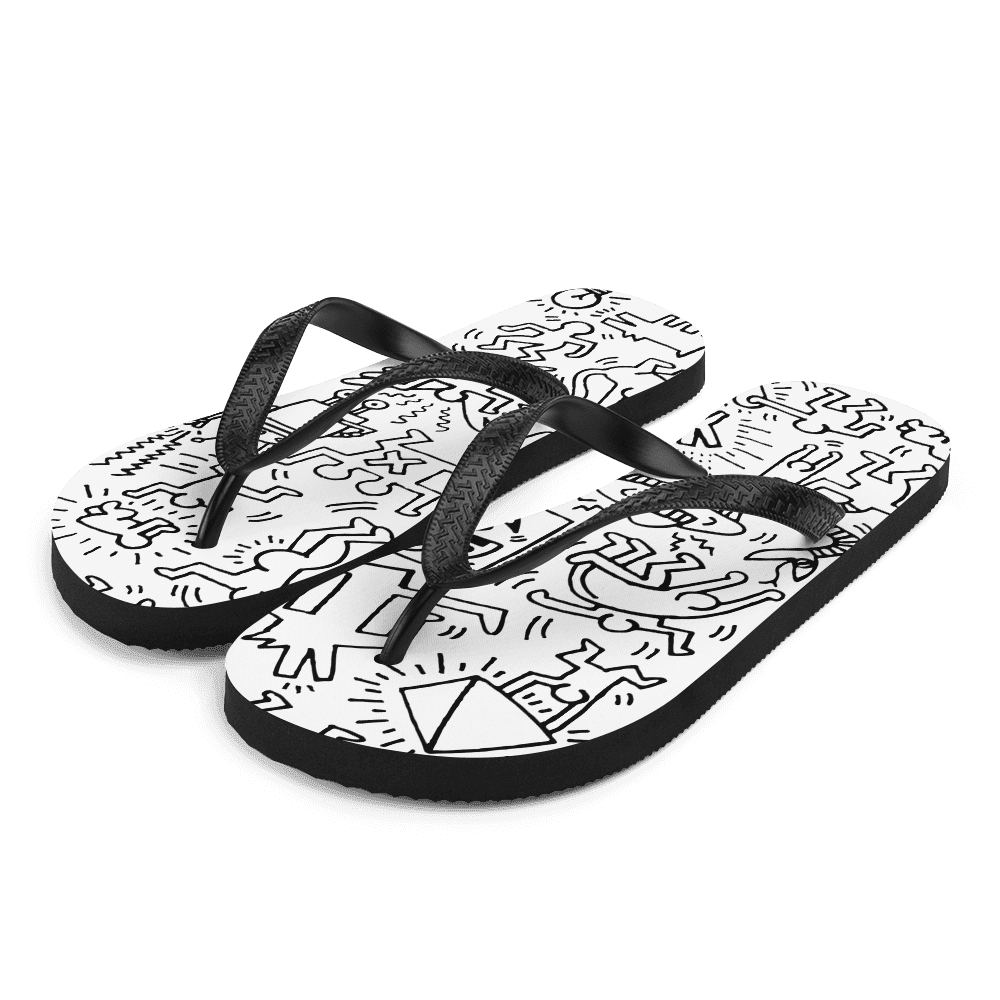 Panel Pattern, Street Art Flip-Flops by Art-O-Rama Shop - Vysn