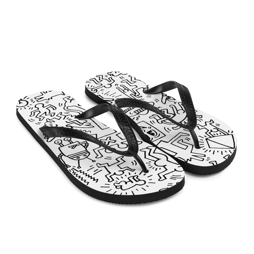 Panel Pattern, Street Art Flip-Flops by Art-O-Rama Shop - Vysn