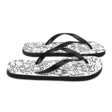 Panel Pattern, Street Art Flip-Flops by Art-O-Rama Shop - Vysn