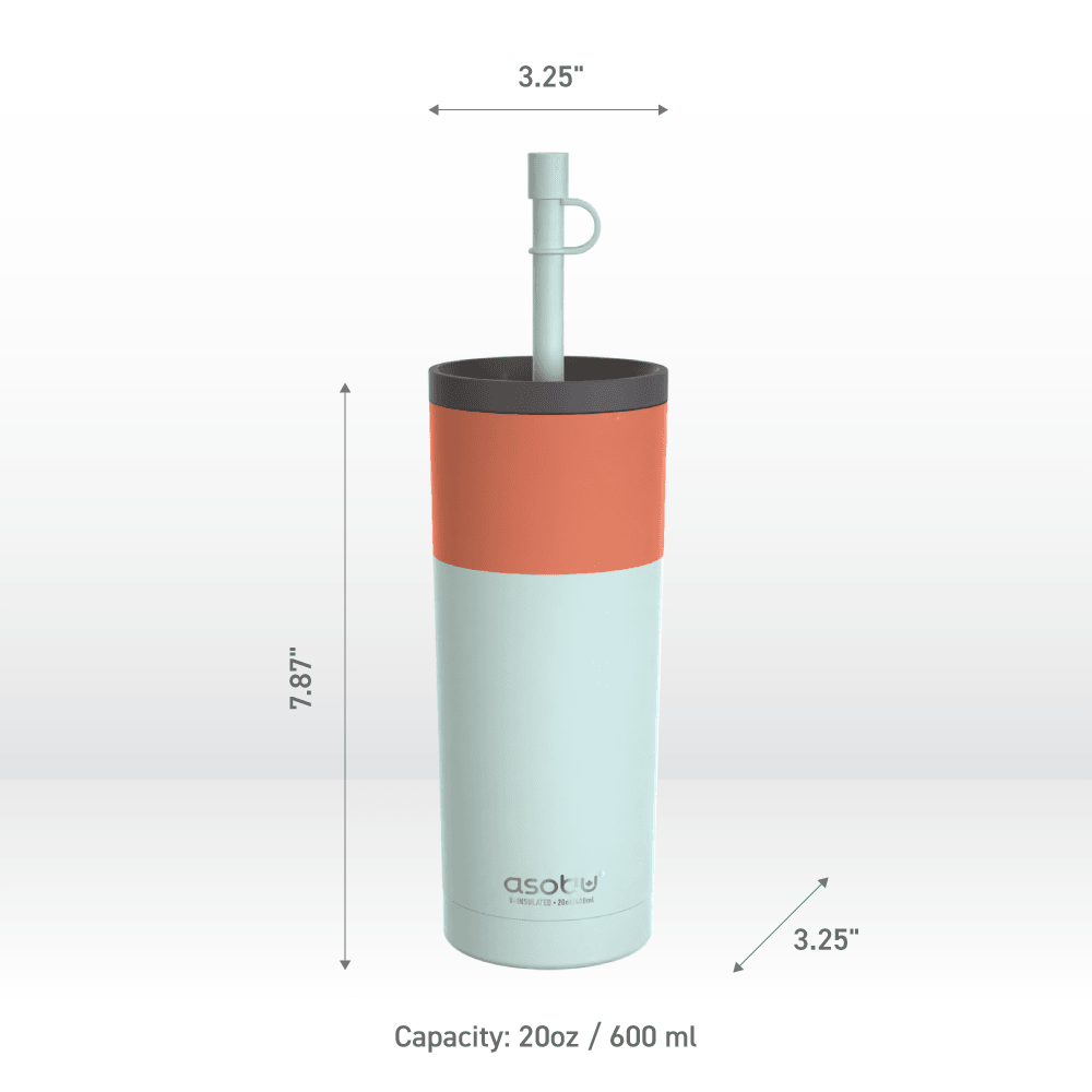 Pastel Teal Super Sippy Tumbler by ASOBU® - Vysn