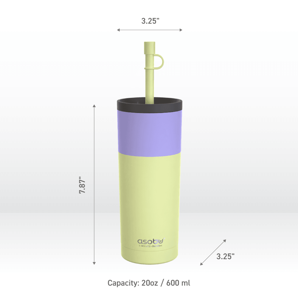 Pastel Yellow Super Sippy Tumbler by ASOBU® - Vysn