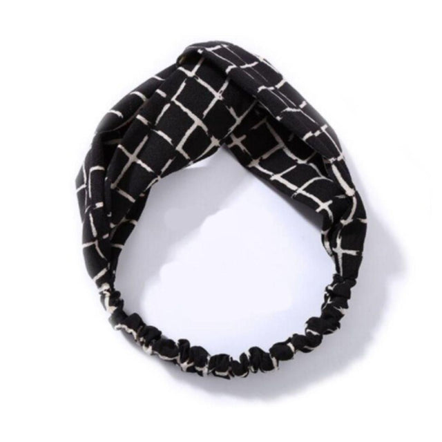 Perfect Grid Twist Work Headband by The Bullish Store - Vysn