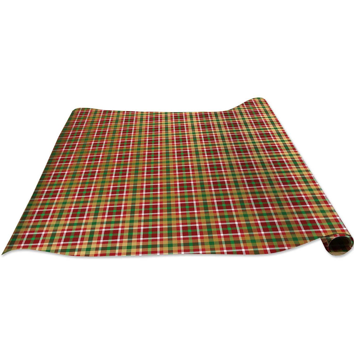 Plaid Christmas Gift Wrap by Present Paper - Vysn