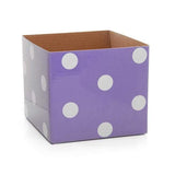 Polka Dots Gloss Mini Posy Box (13x12cmH) by Tshirt Unlimited - Vysn