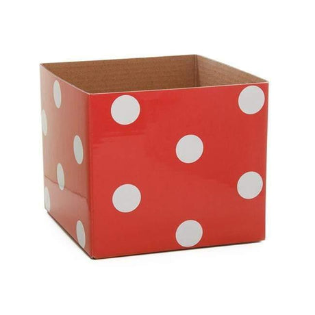 Polka Dots Gloss Mini Posy Box (13x12cmH) by Tshirt Unlimited - Vysn