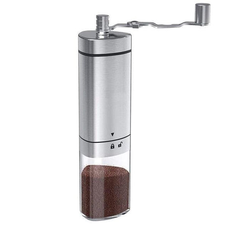 PORTABLE MANUAL COFFEE GRINDER by Brown Shots Coffee - Vysn