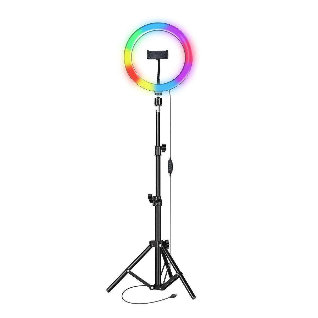 PRO Live Stream 10" LED Selfie Ring Light with RGB (SC-1630RGB) - VYSN