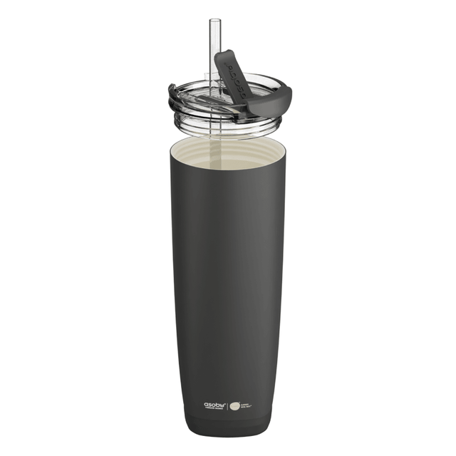 Puramic™ Black Aqualina Tumbler - Built in Straw by ASOBU® - Vysn