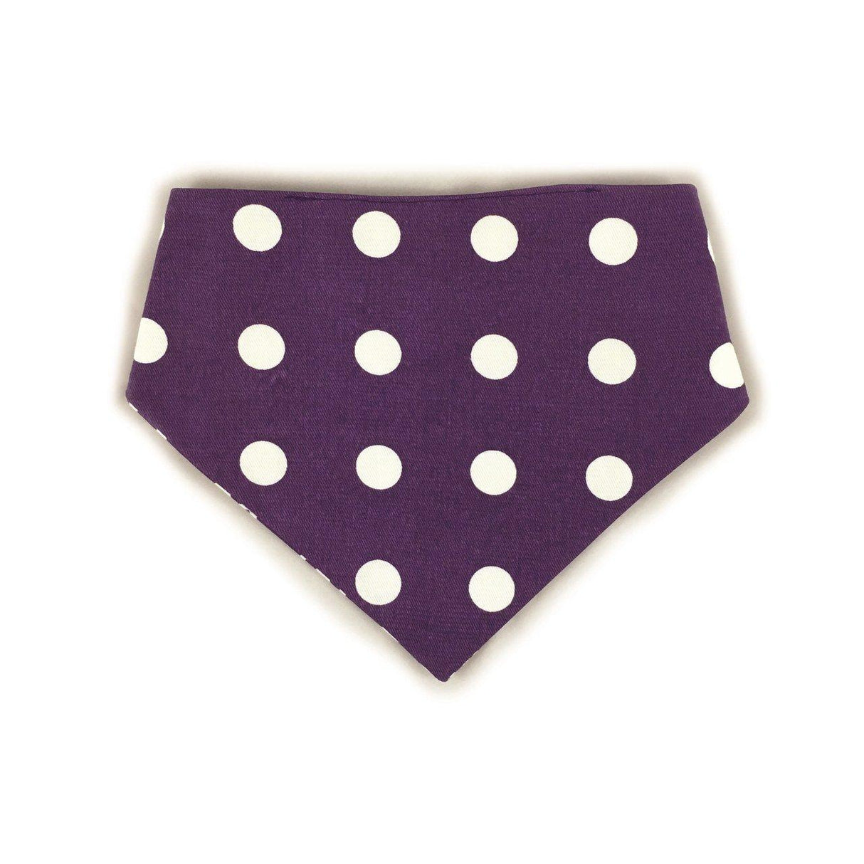 Purple Trellis Reversible Dog Bandana by Uptown Pups - Vysn