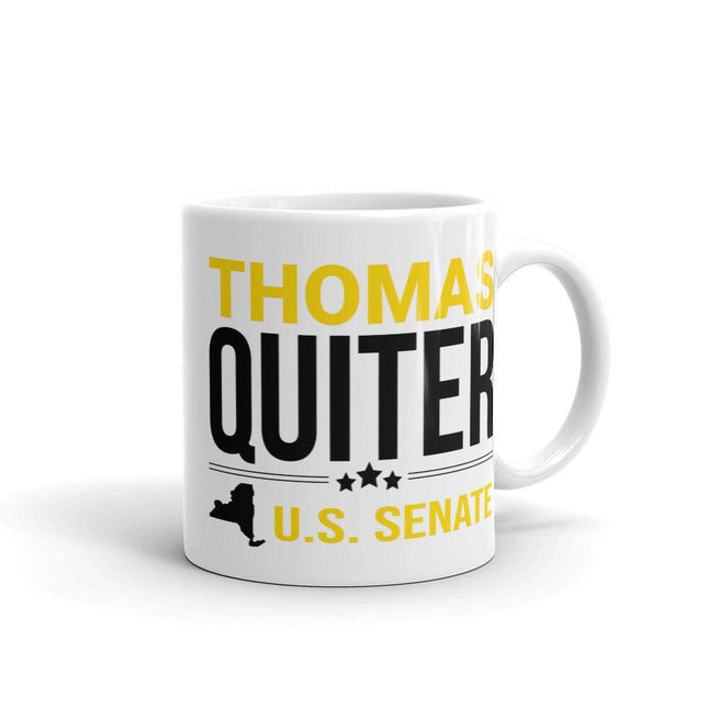 Quiter for US Senate White glossy mug by Proud Libertarian - Vysn