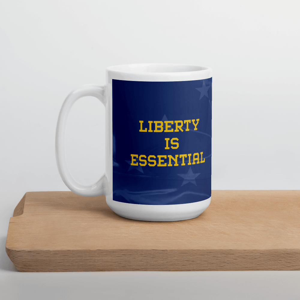 Rainwater for Indiana - Liberty is Essential Mug by Proud Libertarian - Vysn