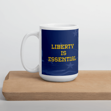 Rainwater for Indiana - Liberty is Essential Mug by Proud Libertarian - Vysn