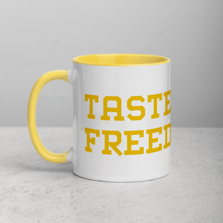 Rainwater for Indiana - "Tastes Like Freedom" Mug with Color Inside by Proud Libertarian - Vysn